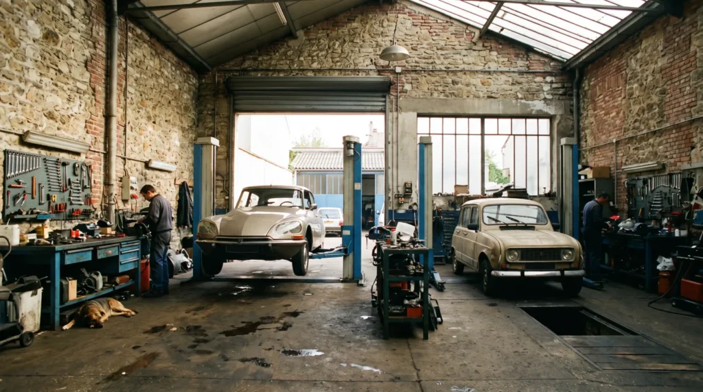 Atelier du garage Auto Service Jovinien